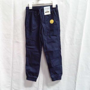 New JOGGER pants for kids without closure, adjustable at the waist, blue color